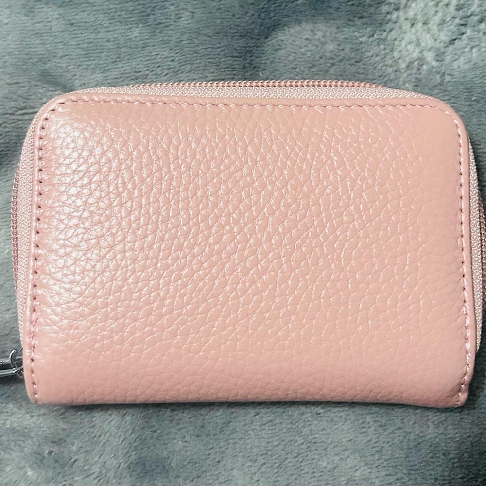 Pink Faux Leather Women's Wallet
